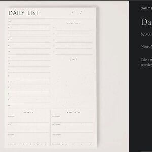 Wilde House Paper Daily List Notepad